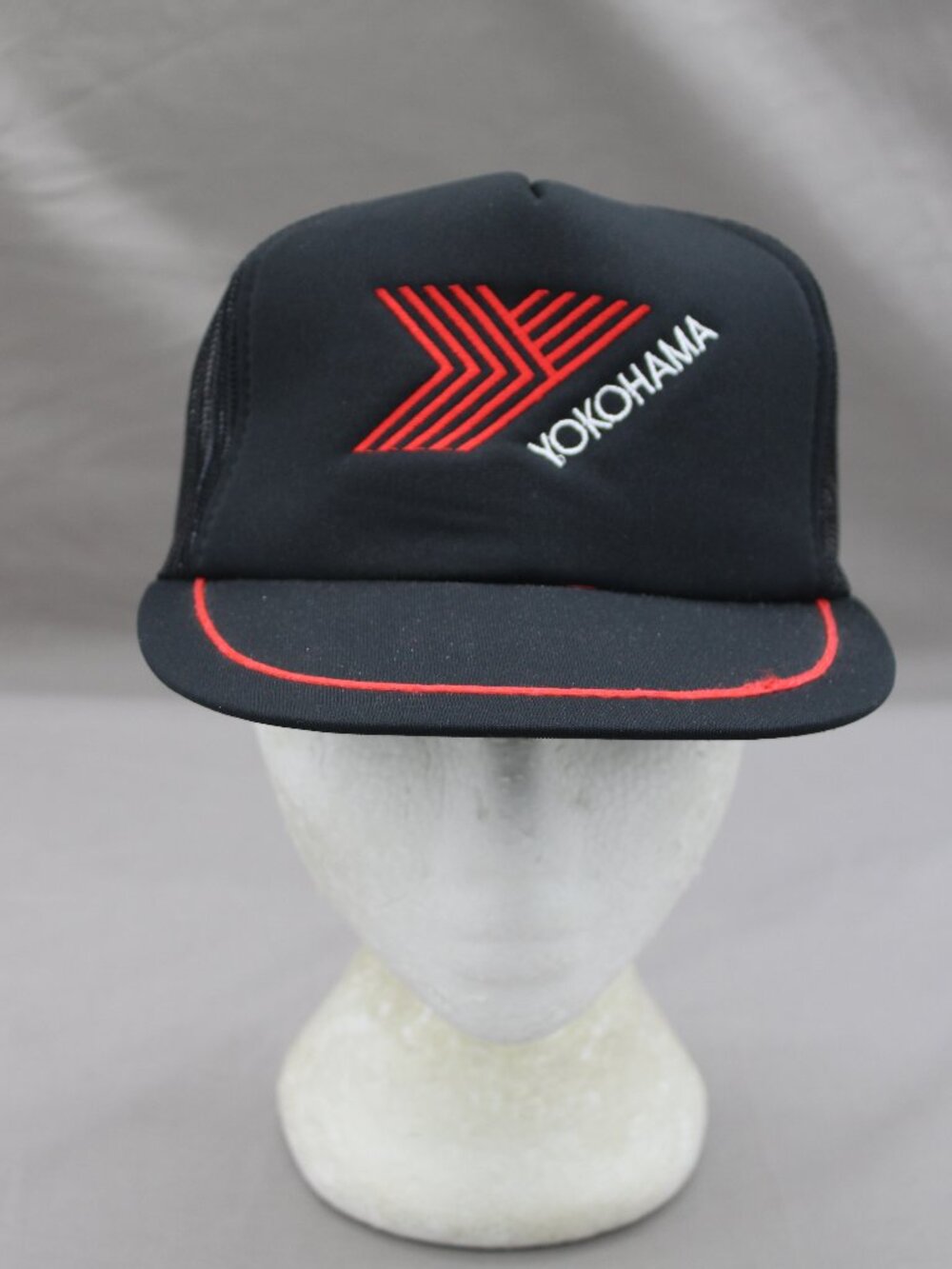 Vintage Stitched Trucker Hat - Yohohama Tires - Adult Snapback